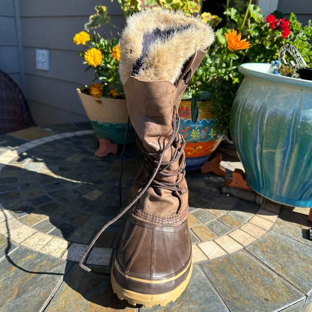 Rare! Sorel Verdun II dark chocolate, tall, M7/W10